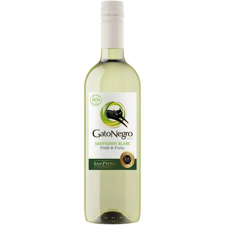 Gato Negro Sauvignon Blanc 8,0 til-% 0,75 L pullo｜Gato Negro 长相思 8.0 vol% 0.75 L 瓶