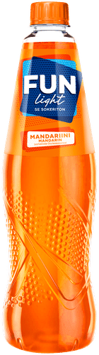 FUN Light mandariininmakuinen juomatiiviste 0,5l｜Fun Light 柑橘味浓缩饮料 0,5l