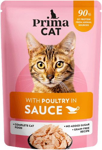 PrimaCat Siipikarjaa kastikkeessa 85 g