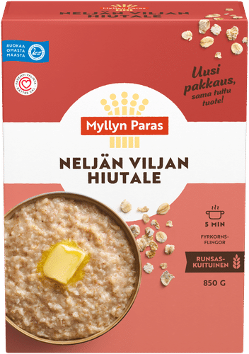 Myllyn Paras Neljän Viljan hiutale 850 g｜Myllyn Paras 四谷麦片 850 g