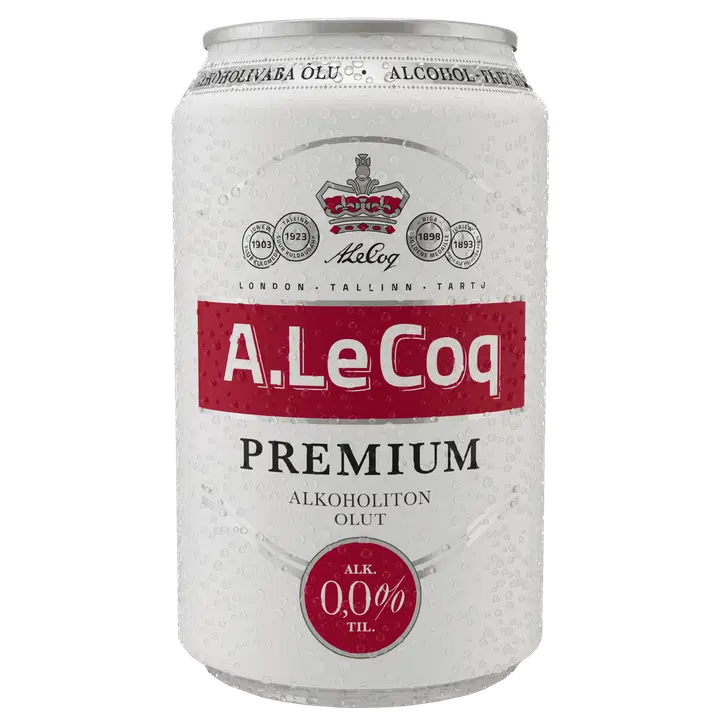 A. Le Coq Alkoholiton 0,0% olut 0,33 l tlk｜A. Le Coq 0度 0.0% 饮料 0.33 升 tlk