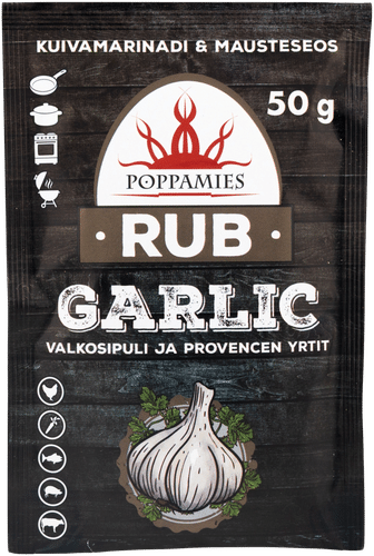 Poppamies 大蒜调味料 50g｜Poppamies Rub Garlic mausteseos 50g