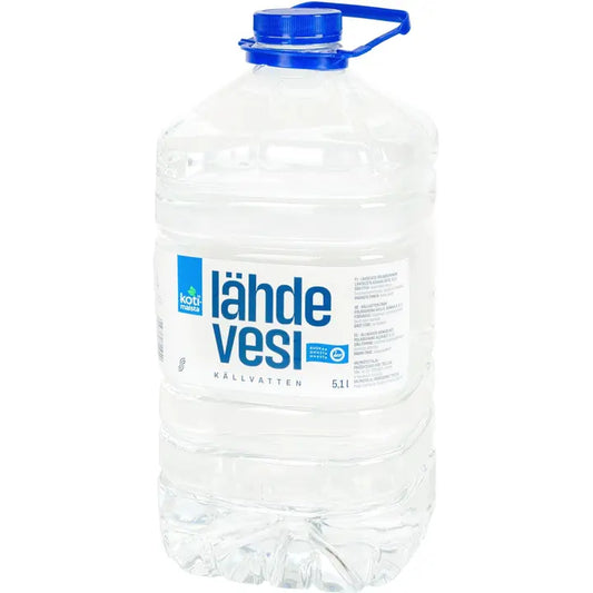 Kotimaista 5,15l lähdevesi｜Kotimaista 5.15升泉水