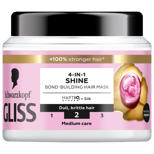 Schwarzkopf Gliss 4-in-1 Shine syvähoito 400 ml