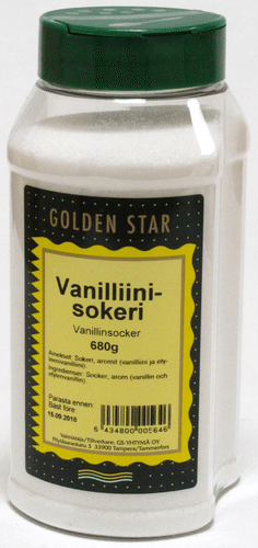 Golden Star 680g Vanilliinisokeri｜Golden Star 680克香兰素糖
