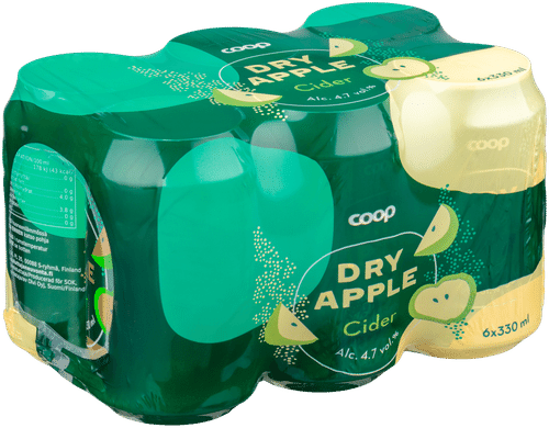 Coop 6xCoop 干苹果汁 4.7% 0.33 升 tlk