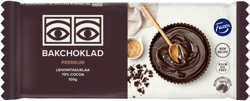 Fazer Ögon 70% Premium leivontasuklaa 100g｜Fazer Ögon 70% 优质烘焙巧克力 100g