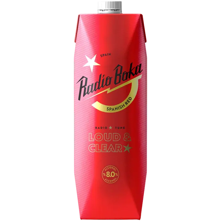 Radio Boka Spanish Red 8 til-% 1l tetra x 10｜Radio Boka 西班牙红 8 vol% 1l 四 x 10