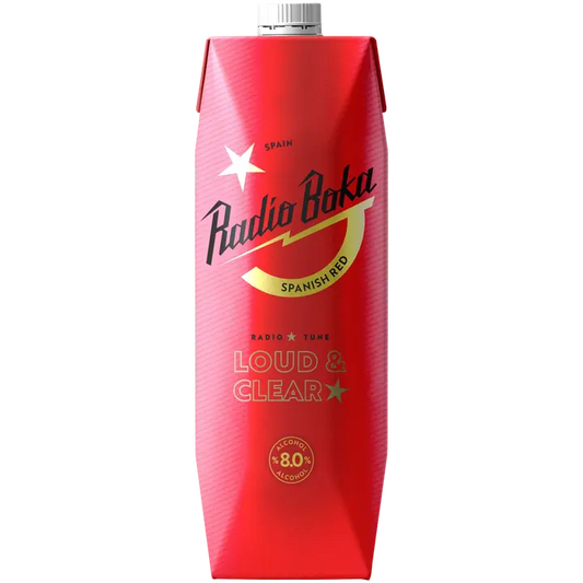 Radio Boka Spanish Red 8 til-% 1l tetra x 10｜Radio Boka 西班牙红 8 vol% 1l 四 x 10