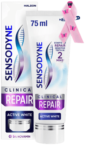 Sensodyne 临床修复 主动亮白牙膏 75ml
