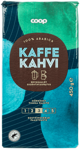 Coop kahvi tumma paahto suodatinjauhatus 450 g｜Coop 咖啡深度烘焙过滤研磨 450 g