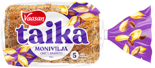 Vaasan Taika Monivilja 350 g paahtoleipä｜Vaasan Taika 多谷物 350克 烤面包片