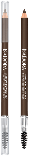 Isadora Brow Powder Pen kulmakynä 02 Dark Brown 1,1 g