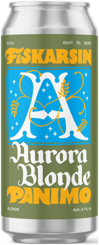 Fiskarsin Panimo Aurora belgian blonde 6% 50cl tölkki olut
