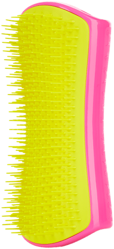 Pet Teezer Detangling & Dog Grooming Brush Pink & Yellow