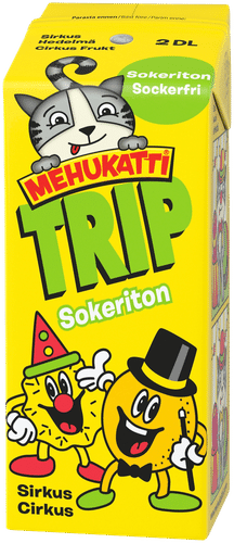 Mehukatti Trip Sokeriton Sirkus hedelmäjuoma 2dl｜Mehukatti Trip 无糖 Sirkus 果汁饮料 2dl