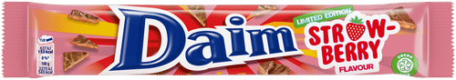 Daim 双层草莓巧克力棒 56g｜Daim Double Strawberry  suklaapatukka 56g
