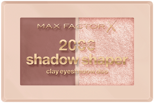 Max Factor 2000 Calorie Shadow Shaper Clay Eyeshadow Duo 010 Clay Gleam 4 g