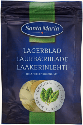 Santa Maria 月桂叶，袋装 4g｜Santa Maria Laakerinlehti, pussi 4g