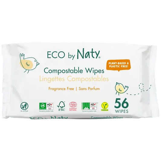Naty Eco Sensitive Wipes puhdistuspyyhe｜Naty 生态敏感湿巾清洁巾