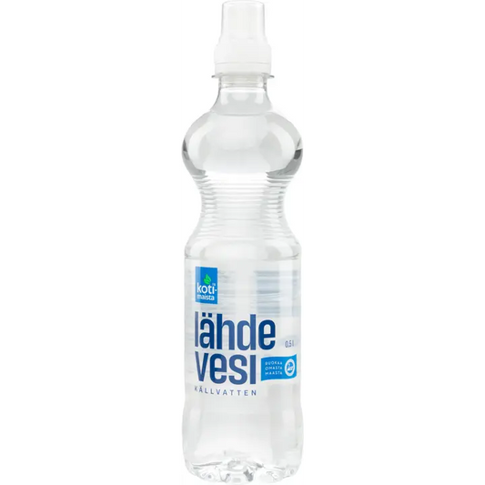 Kotimaista Lähdevesi sporttikorkilla 0,5l｜Kotimaista 带运动帽的泉水 0,5l