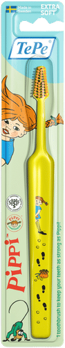 TePe Kids™ Pippi Extra Soft 软毛牙刷