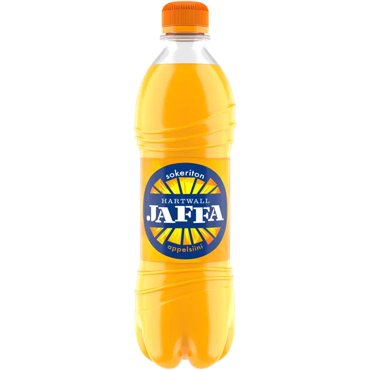 Hartwall Jaffa Appelsiini Sokeriton virvoitusjuoma 0,5 l｜Hartwall Jaffa 橙子无糖软饮料 0,5 l