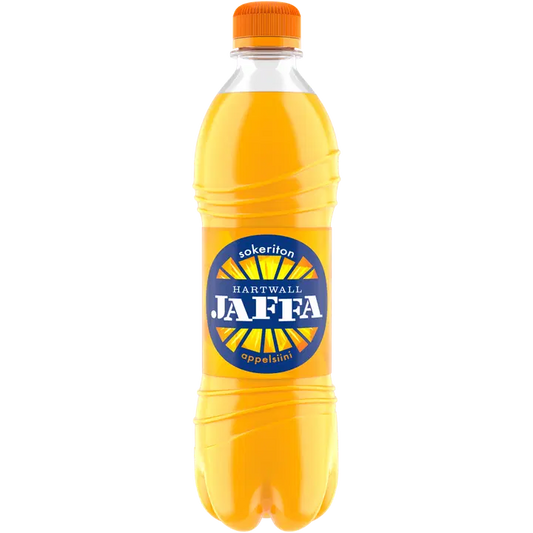 Hartwall Jaffa Appelsiini Sokeriton virvoitusjuoma 0,5 l｜Hartwall Jaffa 橙子无糖软饮料 0,5 l