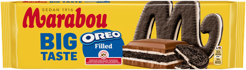 Marabou Big Taste Oreo 巧克力板 300g｜Marabou Big Taste Oreo suklaalevy 300g