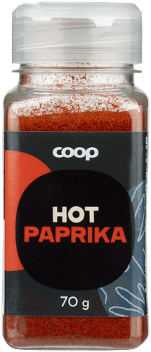 Coop 辣红椒粉 70g｜Coop jauhettu tulinen paprika 70g