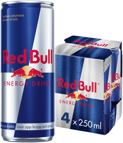 Red Bull 能量饮料4罐装 - 4 x 0,25l