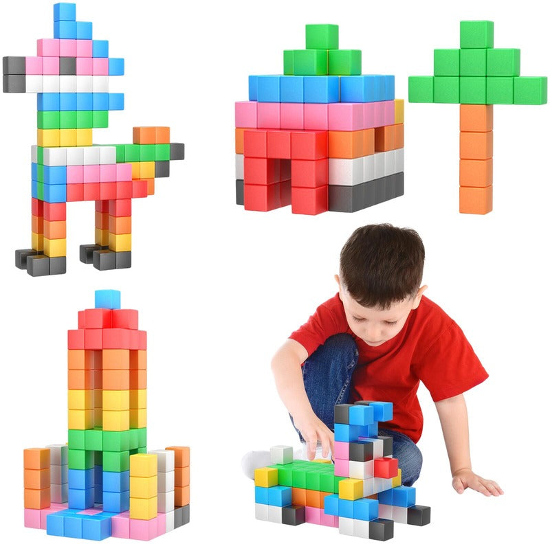 PicassoTiles 磁性拼装玩具 Magnetic Cubes 1.2" 108件