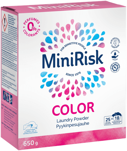 Mini Risk 彩色衣物洗衣粉 650g