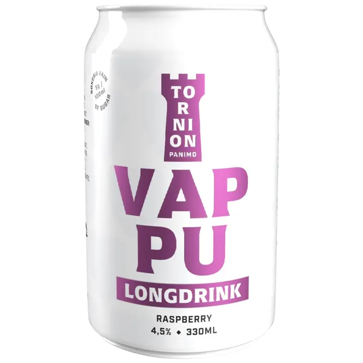 Tornion Panimo Vappu Raspberry Longdrink 4,5% 0.33L｜Tornion Panimo 五一覆盆子长饮 4.5% 0.33L