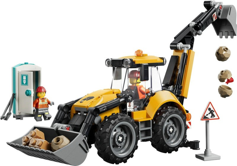 LEGO 黄色挖掘装载机｜LEGO® City Great Vehicles 60480 Keltainen traktorikaivuri