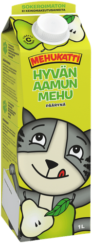 Mehukatti Hyvän aamun mehu päärynä 1 L｜Mehukatti 早安果汁梨 1 L