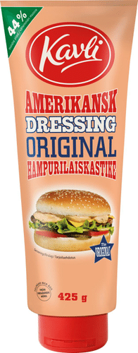 Kavli 美式原味汉堡酱 425g｜Kavli Amerikansk Dressing Original hampurilaiskastike 425g