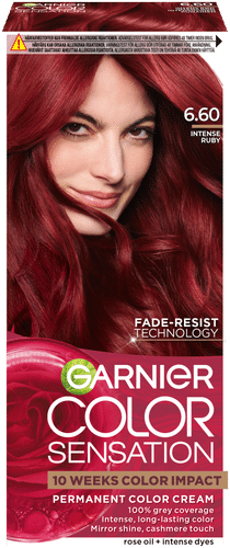 Garnier Color Sensation 6.60 Intense Ruby Intensiivinen punainen kestoväri 1kpl