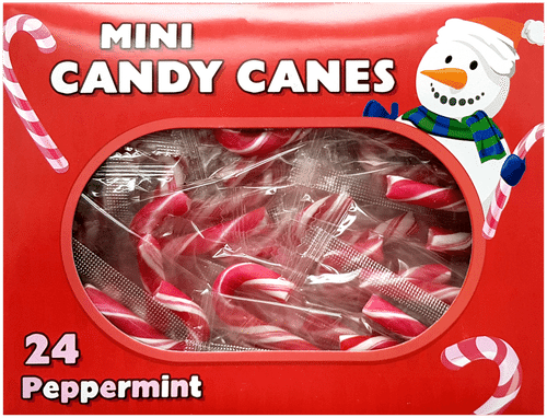 Prescott Prix Mini Candy canes karkkikepit 24kpl 96g
