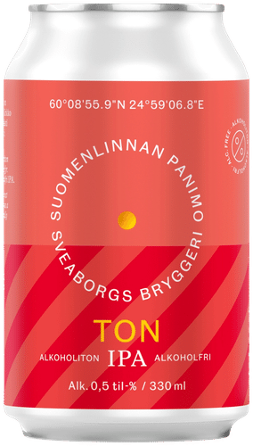 Suomenlinnan Panimo Alkoholiton Ton Ipa 0,5% tölkki olut 33cl