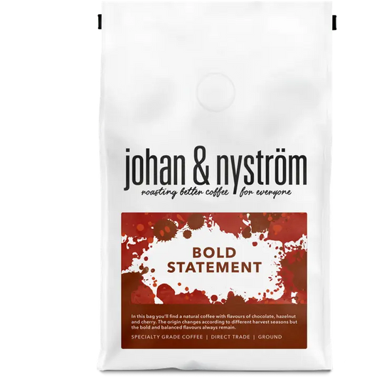 Johan & Nyström Bold Statement suodatin kahvi jauhettu 250g keskipaahto｜Johan & Nyström Bold Statement 过滤咖啡粉 250 克 中度烘焙