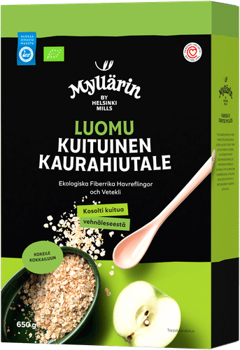 Myllärin Luomu Kuituinen Kaurahiutale 650 g｜Myllärin 有机高纤燕麦片 650 g