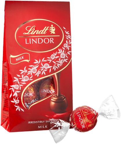 Lindt LINDOR 牛奶夹心牛奶巧克力球 137g