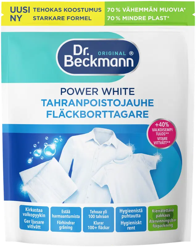 DR Beckmann Dr. Beckmann Power White去渍粉 400 g｜Dr. Beckmann Power White Tahranpoistojauhe 400 g