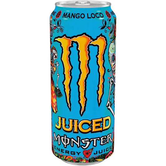 Monster Mango Loco energiajuoma tölkki 0,5 L｜Monster Energy Monster Mango Loco 能量饮料罐 0,5 L