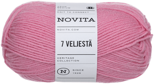 Novita 7 Veljestä 毛线 100克 焦糖 510
