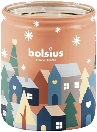 Bolsius True Glow - 玻璃罐装香薰蜡烛 - Silent Night - 82/68