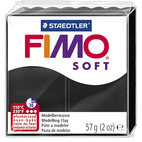 Fimo 软彩泥黑色 57 g