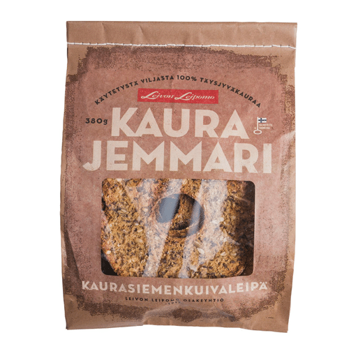 Leivon Leipomo Kaurajemmari 380g kaurasiemenkuivaleipä｜Leivon Leipomo 燕麦杰玛里 380克 燕麦籽干面包