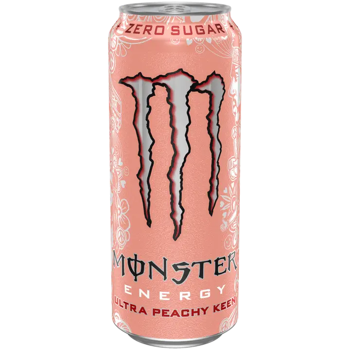 Monster Energy Ultra Peachy Keen energiajuoma tölkki 0,5 L｜Monster Energy Ultra Peachy Kee 能量饮料罐 0,5 L
